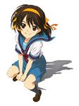  bad_id bad_pixiv_id blue_sailor_collar blue_skirt hirokiku kita_high_school_uniform sailor_collar school_uniform serafuku skirt solo suzumiya_haruhi suzumiya_haruhi_no_yuuutsu 