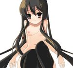  alastor_(shakugan_no_shana) black_hair flat_chest jewelry nipples noi nude pendant shakugan_no_shana shana thighhighs 