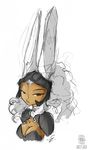  animal_ears bunny_ears final_fantasy final_fantasy_xii fran jolly_jack sketch solo viera 