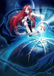  breast genzoman hair_ornament magic red_hair tagme world 