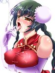  bb blush breasts gundam large_breasts reiha tongue 