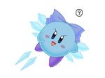  bow cirno copy_ability crossover icicle kirby kirby_(series) no_humans parody solo touhou wings 