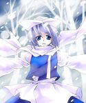  asahina letty_whiterock looking_at_viewer oekaki snow solo touhou 