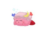  copy_ability crossover hat kirby kirby_(series) no_humans parody patchouli_knowledge sleeping solo touhou 