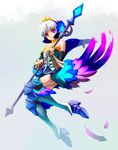  armor armored_dress bad_id bad_pixiv_id dress feathers gwendolyn multicolored multicolored_wings odin_sphere shiden_(t41xz) strapless strapless_dress wings 