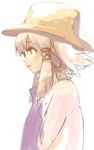  artist_request blonde_hair hat moriya_suwako sketch solo touhou 