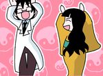  1girl animated animated_gif aogaeru caramelldansen itoshiki_mikoto itoshiki_rin sayonara_zetsubou_sensei 