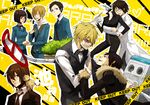  celty_sturluson durarara!! heiwajima_kasuka heiwajima_shizuo kida_masaomi kishitani_shinra orihara_izaya ryuugamine_mikado sonohara_anri 