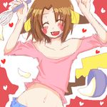  :d ^_^ ^o^ animal_ears baking batter blush bowl brown_hair caramelldansen closed_eyes clumsy collarbone flat_chest gen_1_pokemon heart lowres merumina_(con_eco) navel oekaki off_shoulder open_mouth personification pikachu pikachu_ears pikachu_tail pink_shirt pokemon pokemon_ears pokemon_tail shirt smile solo spilling stomach tail upper_body valentine whisk 