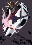  bra breasts car cleavage ground_vehicle hamada_youho katana lamborghini lamborghini_gallardo large_breasts legs lingerie motor_vehicle original pantyhose pink_hair solo sword twintails underwear weapon yellow_eyes 