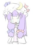  chibi crying crying_with_eyes_open natsuki_(silent_selena) o_o patchouli_knowledge sketch solo tears touhou 
