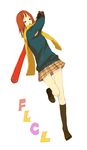  bad_id bad_pixiv_id baseball_bat flcl highres kuko samejima_mamimi scarf solo 