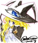  blonde_hair carnelian hat lilith_(yamibou) long_hair purple_eyes solo witch_hat yami_to_boushi_to_hon_no_tabibito 