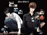  death_note l l_(death_note) ryuk shinigami yagami_light 