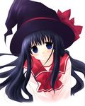  blue_eyes hat kurusugawa_serika long_hair sakurazawa_izumi school_uniform solo to_heart witch_hat 