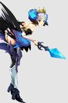  armor armored_dress dress gwendolyn mebae odin_sphere solo strapless strapless_dress white_background 