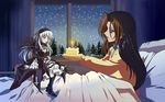  bed cake food highres kakizaki_megu rozen_maiden snow suigintou 