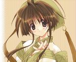 bangs brown_hair copyright_request hat lowres nanase_aoi solo 