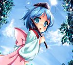  bad_id bad_pixiv_id binchou-tan binchou-tan_(character) blue_eyes blue_hair kumuiutabito making_of solo stick 