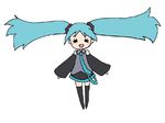 animated animated_gif aqua_hair chibi hatsune_miku long_hair lowres solo spinning thighhighs twintails umishima_senbon very_long_hair vocaloid 