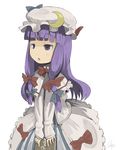  bangs book cross_eyed inemuri_uno patchouli_knowledge solo touhou 
