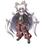  alternate_costume bangs cigarette fujiwara_no_mokou naginami solo touhou 