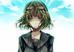  aqua_eyes aqua_hair gumi sad solo tears tsukioka_tsukiho vocaloid yowamushi_mont-blanc_(vocaloid) 