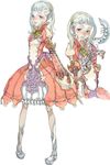  brooch copyright_request cyborg fakepucco jewelry twintails white_hair 