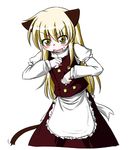  animal_ears blonde_hair cat_ears harunatsu_akito kirisame_marisa solo touhou 