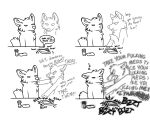 2020 4_panel_comic ambiguous_gender angry anthro canid canine cellphone cheek_tuft chest_tuft comic dialogue digital_drawing_(artwork) digital_media_(artwork) duo electronics emoticon english_text facial_tuft gesture greyscale handpaw handwritten_text hi_res line_art maligaytor mammal monochrome nude open_mouth paws phone pill_bottle pointing pointing_at_another profanity simple_background sketch sleeping smartphone snout sound_effects speech_bubble tail teeth text tongue tuft vibrating_phone vowelless vowelless_sound_effect white_background yelling zzz