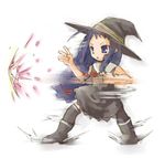  artist_request ayase_yue lowres mahou_sensei_negima! solo thighhighs 