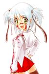  artist_request blood bokusatsu_tenshi_dokuro-chan mitsukai_dokuro school_uniform solo thighhighs 