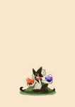  animal_focus artist_name commentary_request green_fur heart highres meowscarada no_humans on_grass pokemon pokemon_(creature) simple_background sitting solo twitter_username white_background zozozoshion 