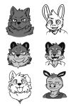 absurd_res american_opossum anthro canid canine canis clothing collar dev_(i_think_i_like_you) domestic_dog expressions facial_piercing felid fur group hair hi_res i_think_i_like_you lagomorph leon_(i_think_i_like_you) leporid male mammal markings marsupial multicolored_body multicolored_fur nose_piercing open_mouth pantherine piercing rabbit ray_(i_think_i_like_you) red_(i_think_i_like_you) saku1saya shirt sky_(i_think_i_like_you) smile snow_leopard spots spotted_body spotted_fur tank_top teeth tiger topwear two_tone_body two_tone_fur wolf zeb_(i_think_i_like_you)