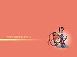  chibi choudenji_robo_combattler_v combattler_v_(robot) mecha no_humans wallpaper 