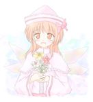  bangs flower lily_white lzh solo touhou wings 