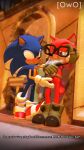 3d_(artwork) 4k 9:16 absurd_res andromorph animal_humanoid anthro bodily_fluids breath canid canid_humanoid canine canine_humanoid canis clothing custom_character_(sonic_forces) dialogue digital_media_(artwork) duo english_text eulipotyphlan eulipotyphlan_humanoid fingering footwear genital_fluids genitals hedgehog_humanoid hi_res humanoid intersex male male/male mammal mammal_humanoid outside owo_sfm sega sonic_forces sonic_the_hedgehog sonic_the_hedgehog_(series) source_filmmaker text vaginal vaginal_fingering vaginal_fluids wolf wolf_humanoid