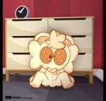 bedroom cutie_(disambiguation) doll hi_res invalid_tag nude plushie plushsie sitting spread_legs spreading toy