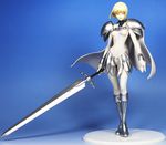  armor blonde_hair boots cape clare_(claymore) claymore claymore_(sword) figure knee_boots photo solo sword weapon wide_hips 