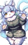  ambiguous_gender anthro cat_toy clothed clothing domestic_cat felid feline felis hi_res japan_air_self-defense_force kemono male_(lore) mammal omaneko_(jasdf) paws solo yawaoru 