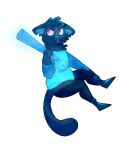 2017 alpha_channel angry anthro blue_body blue_fur bottomwear clothed clothing digital_media_(artwork) domestic_cat ears_down felid feline felis female female_anthro flat_chested footwear full-length_portrait fully_clothed fur glowing handpaw head_tuft holding_baseball_bat jaspering low_res mae_borowski mammal narrowed_eyes night_in_the_woods notched_ear outline pants paws pink_eyes pivoted_ears pixel_(artwork) portrait restricted_palette shaded shirt shoes simple_background slightly_chubby slightly_chubby_anthro slightly_chubby_female solo tail topwear transparent_background tuft whisker_spots white_outline