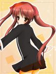  aloe_(quiz_magic_academy) bangs nagatsuki_rio quiz_magic_academy red_hair solo twintails 