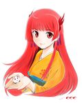  2008 copyright_request japanese_clothes kimono mouse new_year red_hair shirotsumekusa solo 