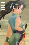  black_eyes black_hair character_name copyright_name fir fire_emblem fire_emblem:_fuuin_no_tsurugi hissaa_(starlight_express) katana long_hair ponytail side_slit solo sword weapon 