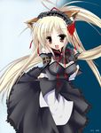  animal_ears copyright_request gothic_lolita lolita_fashion nagatsuki_rio ponytail solo 