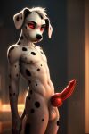  anthro canid canine canis dalmatian domestic_dog male mammal perchance solo 