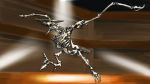 bone gamera_(series) giant_monster gyaos kaijuu monster museum no_humans plc skeleton tail wings 