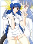  animated animated_gif blinking dizzy guilty_gear lowres nurse racco solo thighhighs zoom_layer 
