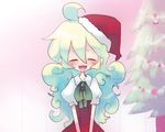  christmas cloud_hair hat inuhito long_hair nia_teppelin solo tengen_toppa_gurren_lagann 