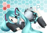  aqua_hair hatsune_miku long_hair lowres maid_koubou solo thighhighs twintails very_long_hair vocaloid 